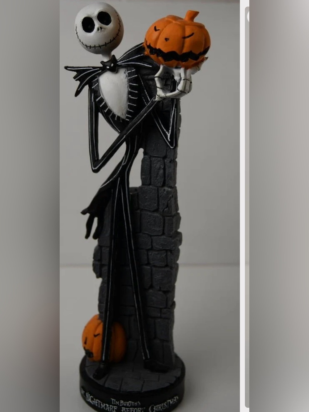 Black & Orange Jack Skellington Figurine Home Accent